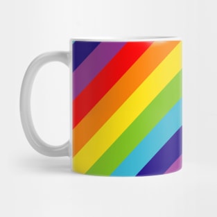 Rainbow Stripe Love Mug